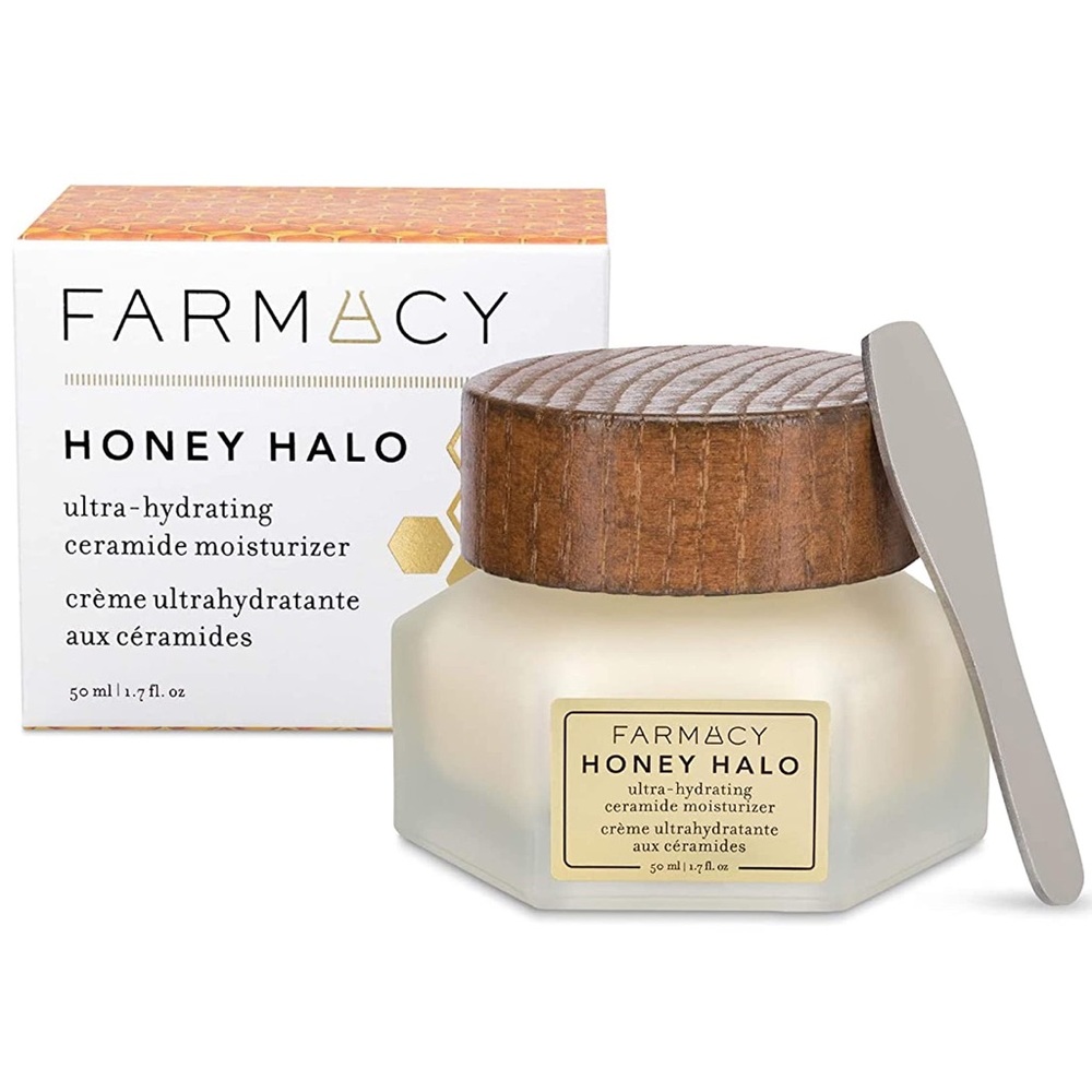 Farmacy Honey Halo Ceramide Moisturizer - Cream and Brown